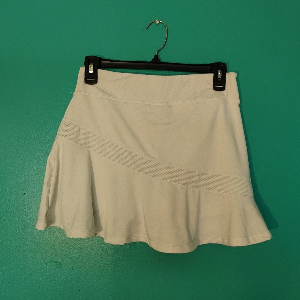 White Athletic Skirt w/ Inner Short